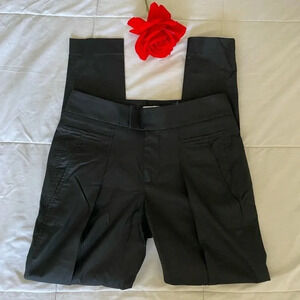 Helmut Lang pleated skinny pants